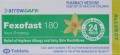 Fexofast Tablets 180mg 30s